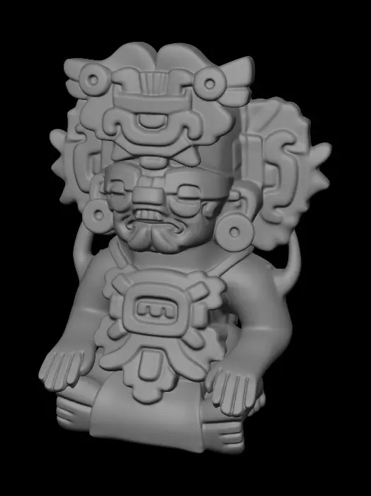 3D model for Two-Faced Stone Guardian