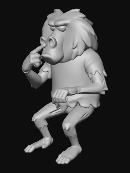 3D model for Whispering Ape
