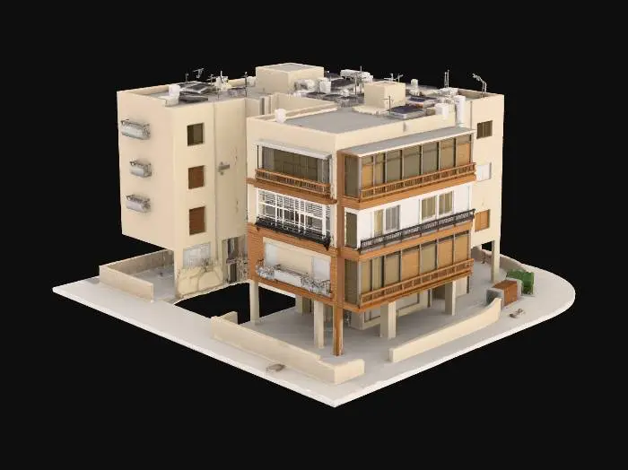 3D model for Classic Tel Aviv Building