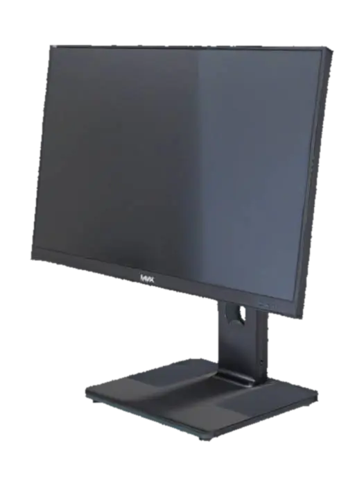 a black computer monitor 3D model, vytvořený pomocí AI