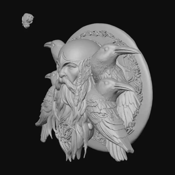 3D model for Odin's Ravens