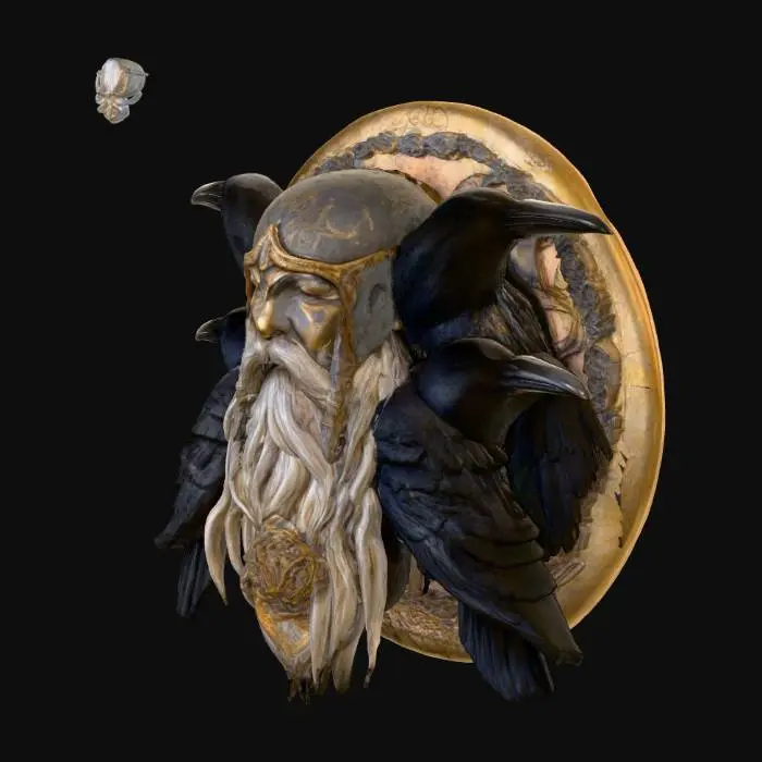 3D model for Odin's Ravens