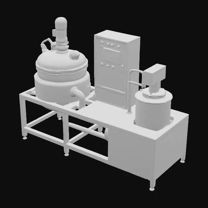 3D model for Industrial Mixing Equipment