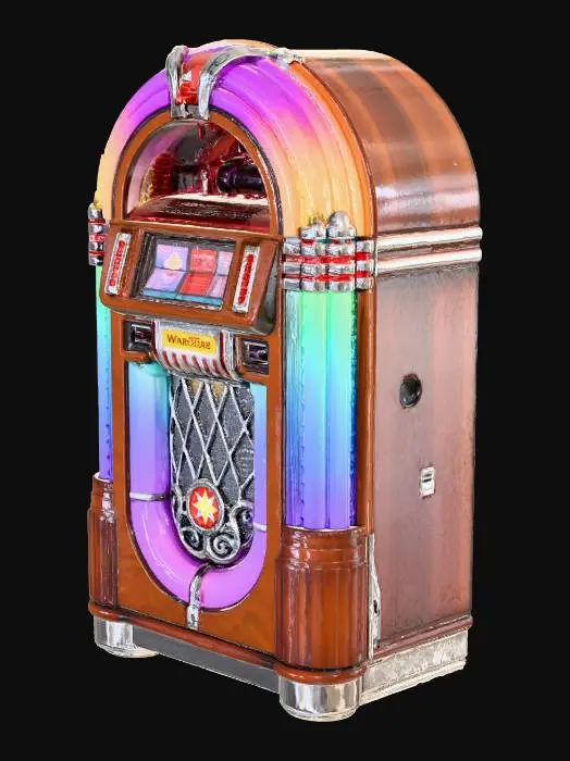 3D model for Neon Nostalgia Jukebox