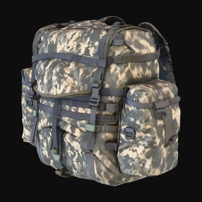 3D model for Camouflage Backpack