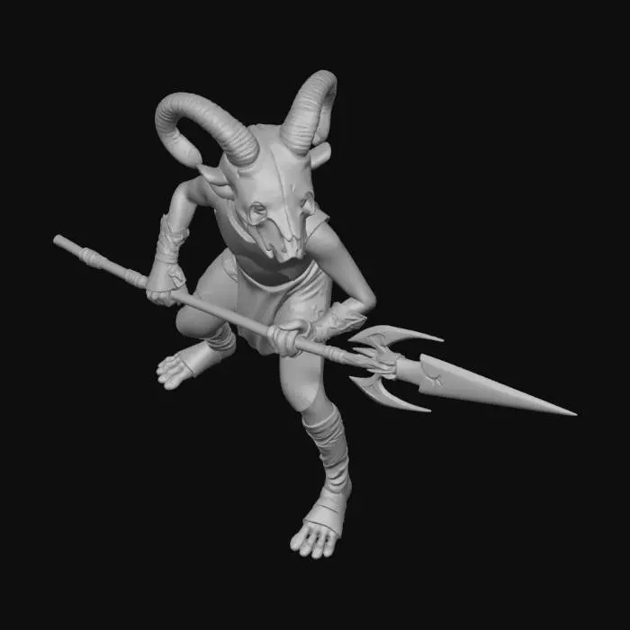 3D model for Skull Warrior