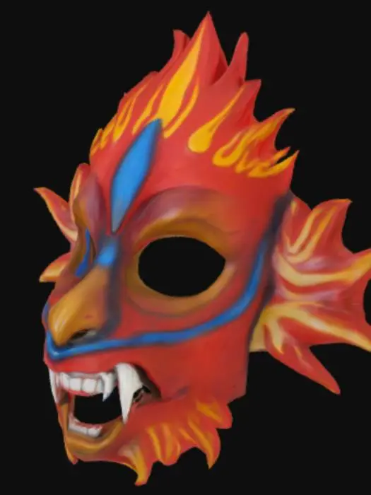 3D model for Fiery Beast Mask