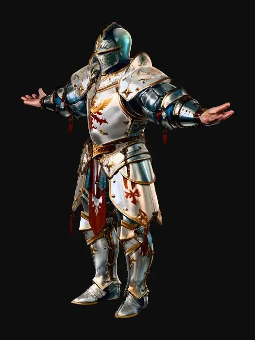 3D model for Crimson Crest Paladin