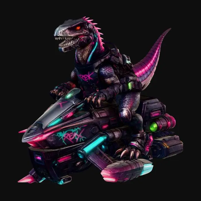 3D model for Dino-Mounted Hoverbike