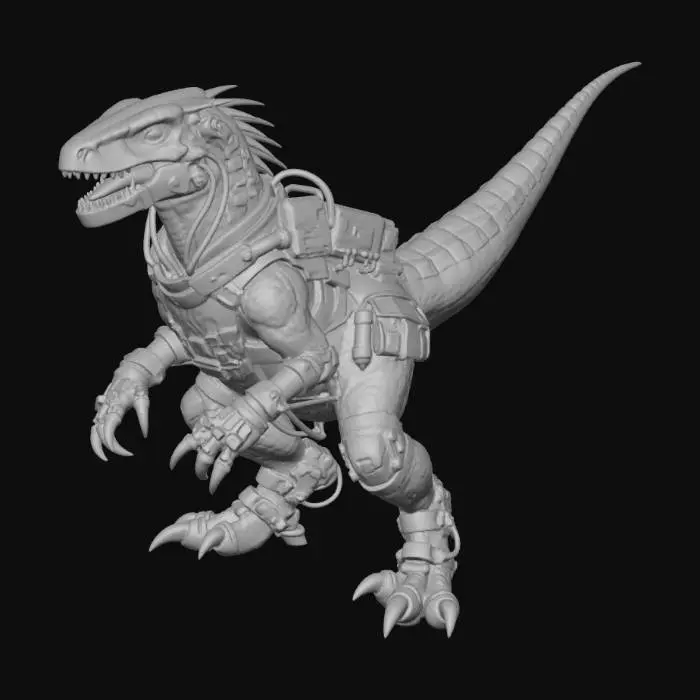 3D model for Cybernetic Raptor
