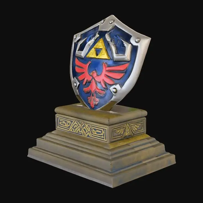 3D model for Hylian Shield Display