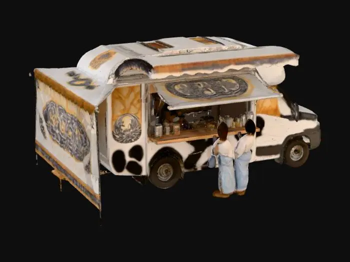 3D model for Food Truck Plaza