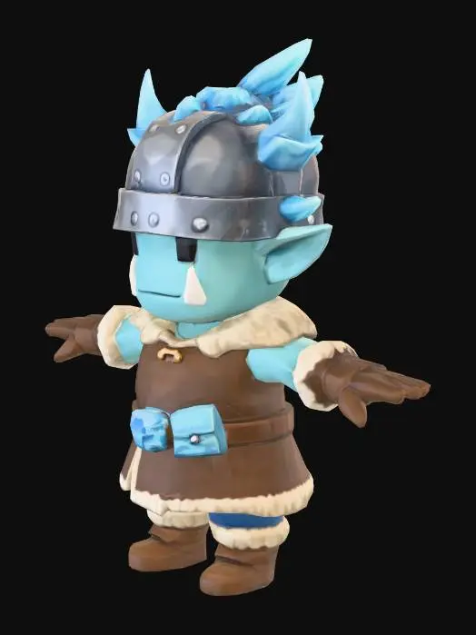 3D model for Frost Orc Character