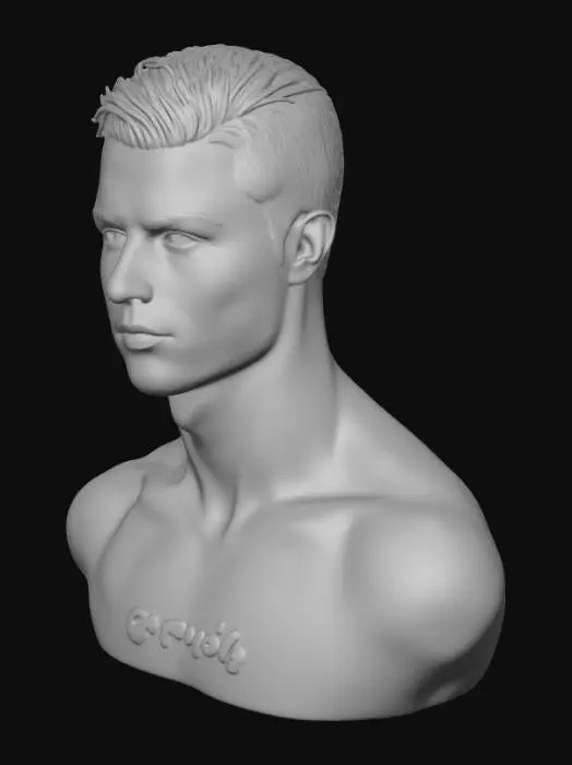 3D model for Portrait of a Young Man cr7 siuuuuuuuuuu