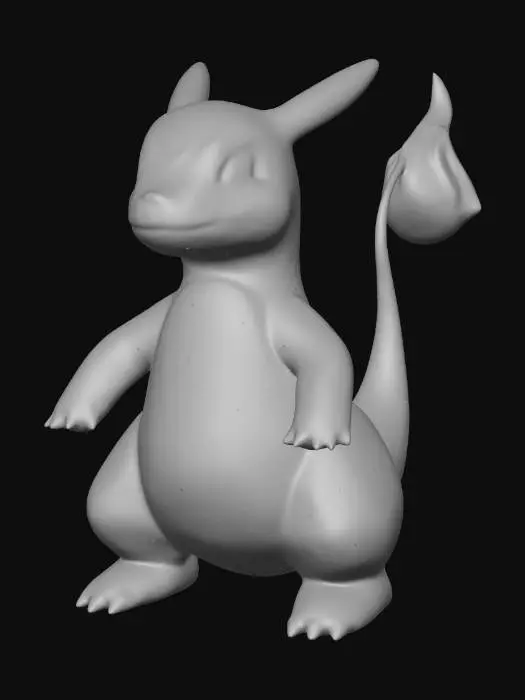 3D model for Покемон чармандер с пикачу скрещённый