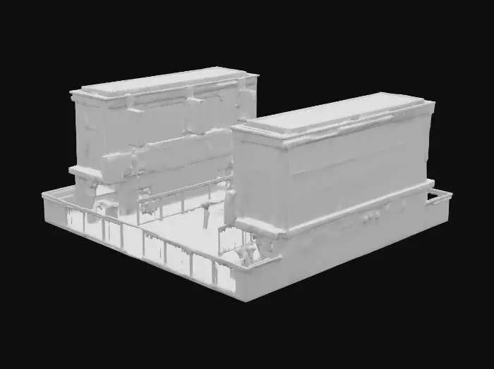 3D model for london street, suhi bars near by , other big building. 