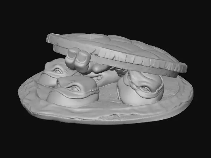 3D model for Turtle Team Adventure