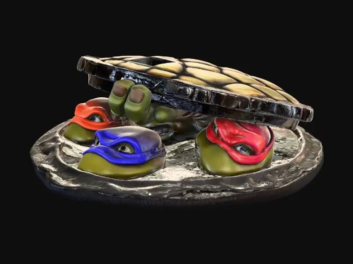 3D model for Turtle Team Adventure