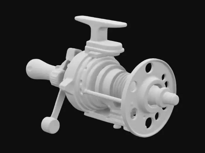 3D model for tam fonksiyonel olarak çalışabilen, mekanik freni olan dişli orano 4ten büyük olan birkaç tane m3 vida kullanarak birleştirilebilecek bir baitcaster modeli model parçalar halinde 3d yazıcı ile basılabilmili pla filament kullanılarak basılacak
