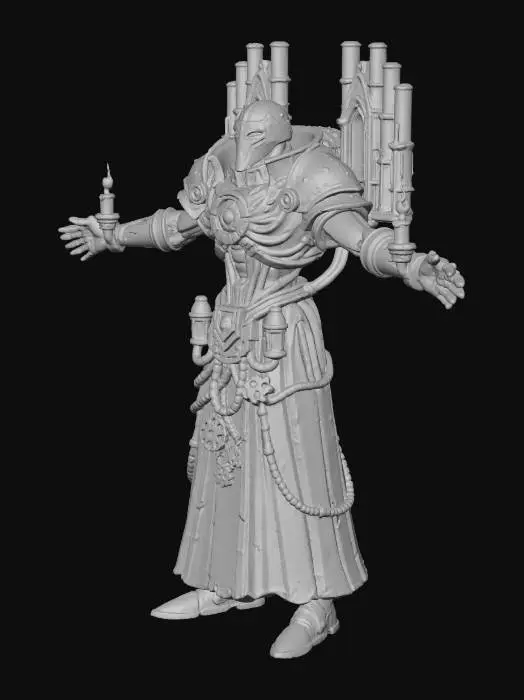 3D model for Steampunk Sentinel