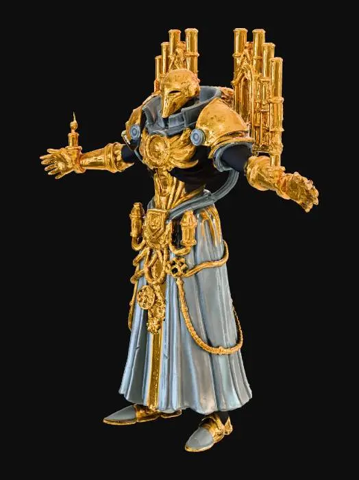 3D model for Steampunk Sentinel