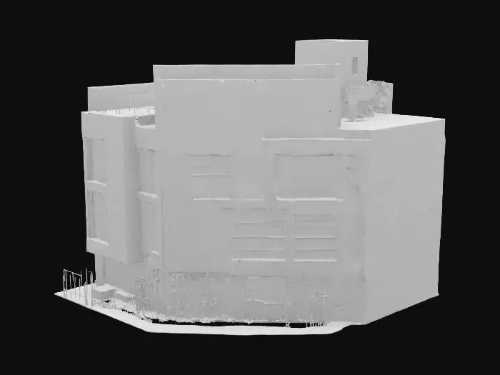 3D model for Modern Corner Building