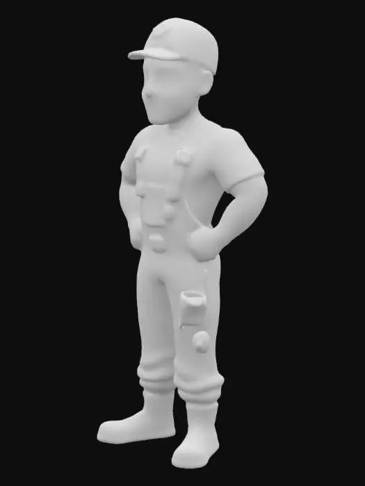 3D model for Handy Worker Hero