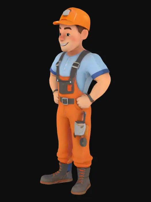 3D model for Handy Worker Hero