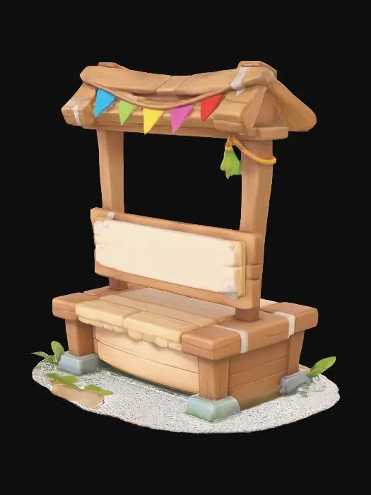 3D model for Donate booth