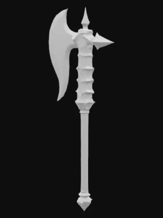 3D model for Runic hallebarde 