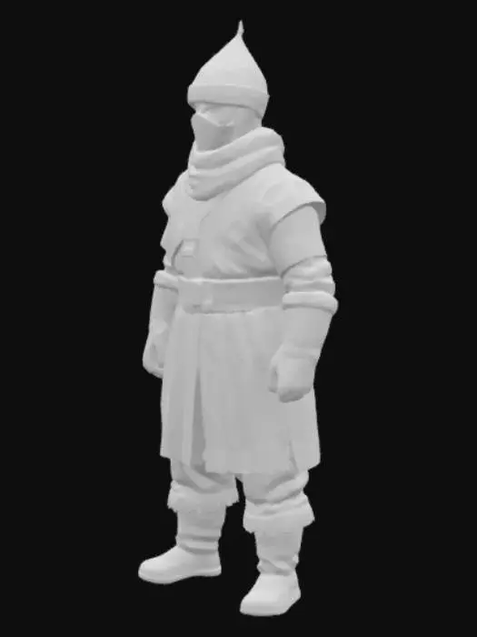 3D model for Warrior's Garb