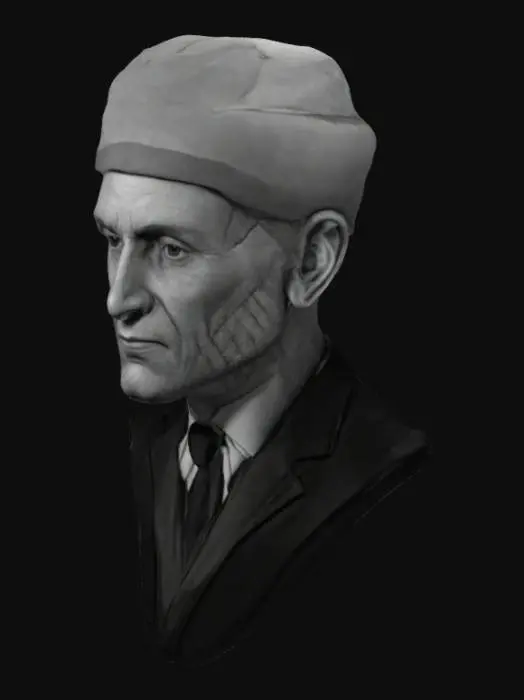 3D model for Sir M Visvesvaraya