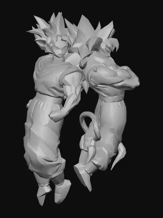 3D model for goku MUI and ssj4