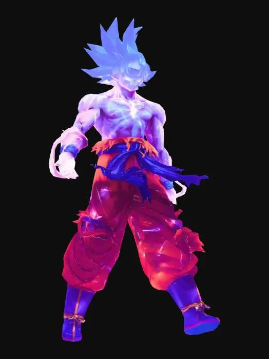 3D model for Blue Saiyan Ascension