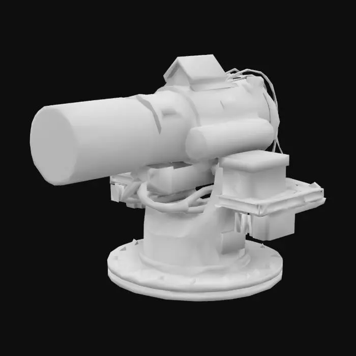 3D model for Laser Turret Exhibit