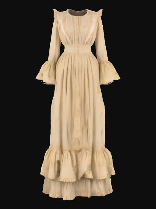 3D model for cottagecore victorian prairie dress