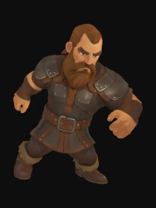 3D model for Warrior Defender