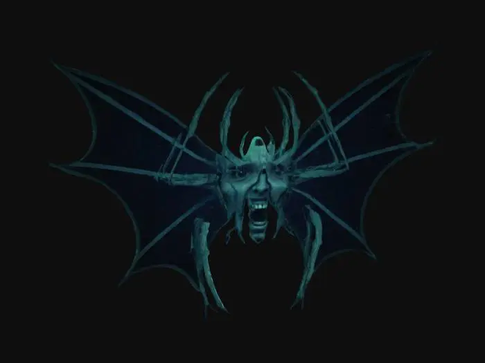 3D model for Spider Web Wings (Halloween) – transparent, detailed webs with crawling spider.

