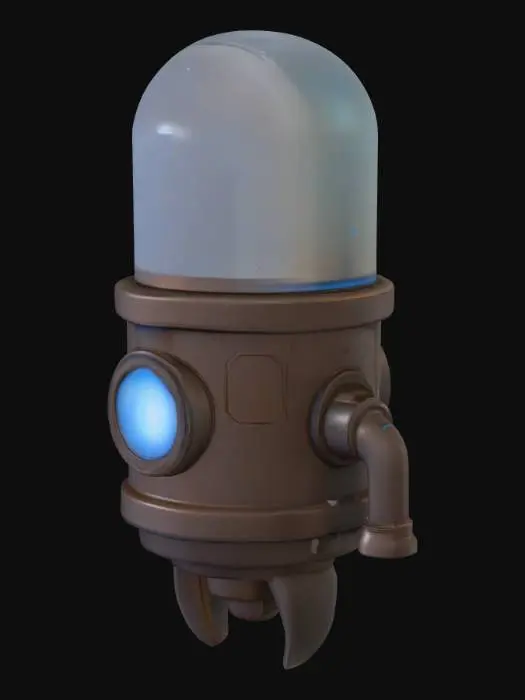 3D model for Futuristic Capsule