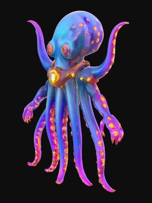 3D model for Biomech Octopus