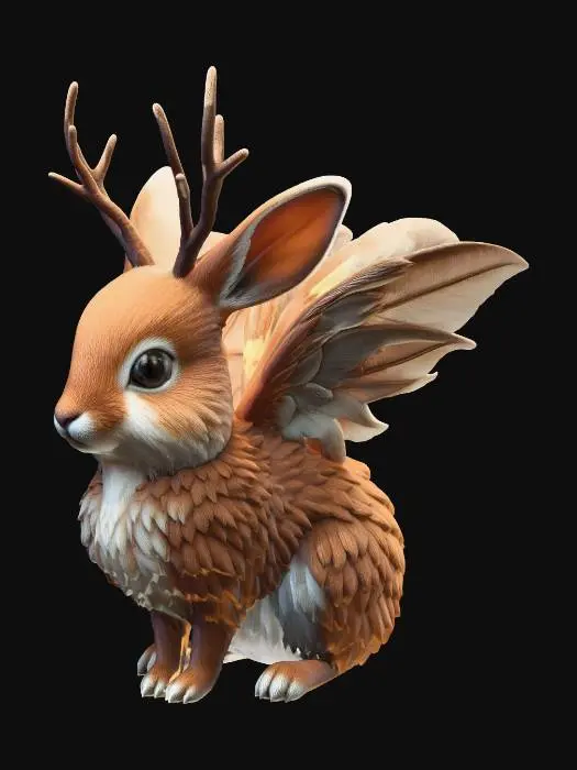3D model for Winged Whiskers