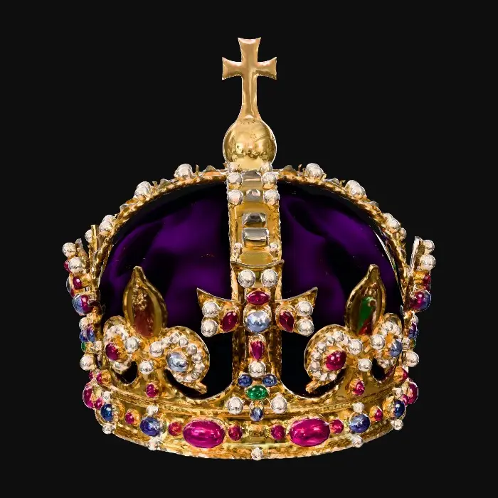 3D model for Pearl-Encrusted Royal Crown