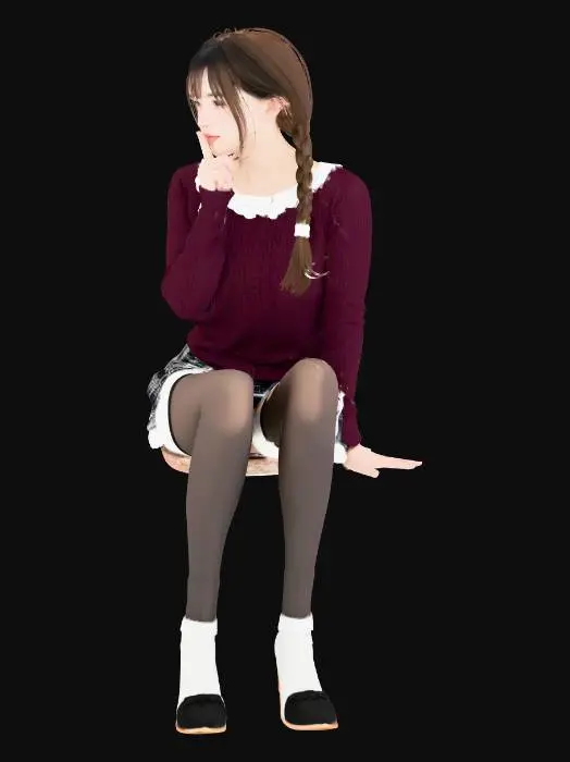 3D model for 女子高生