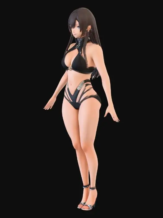 3D model for Warrior Elegance