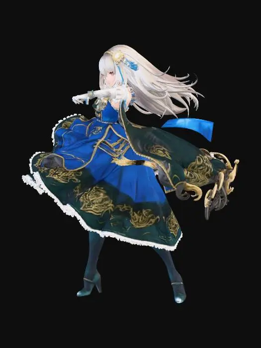 3D model for Anime Warrior Princess