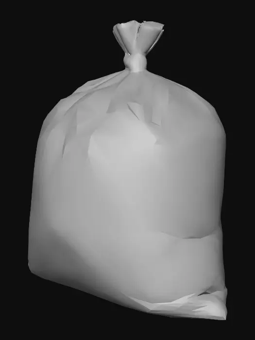 3D model for garbage bag