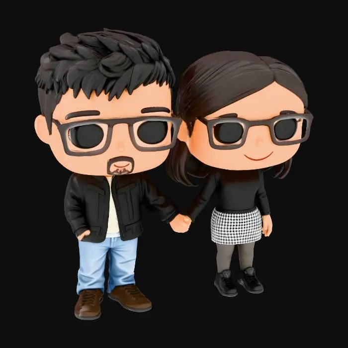 3D model for Couple Holding Hands