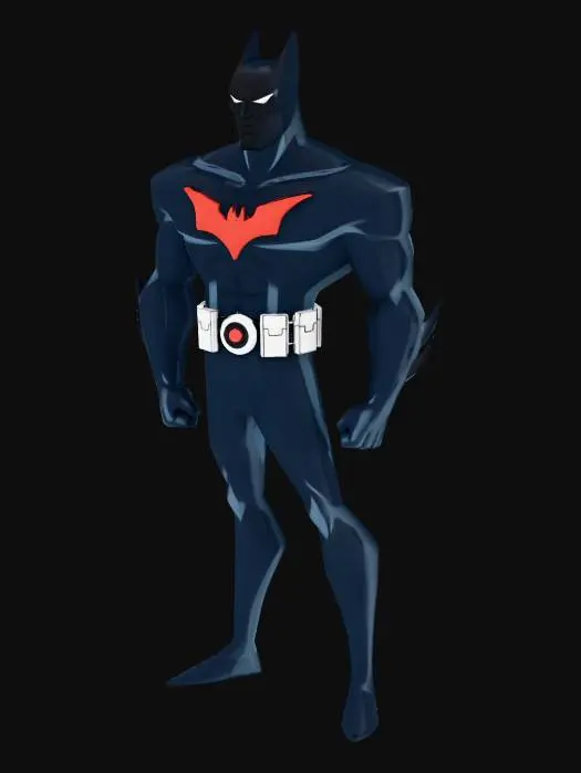 3D model for Dark Hero Silhouette