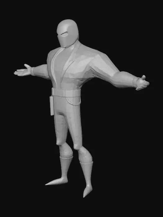 3D model for Red Masked Vigilante