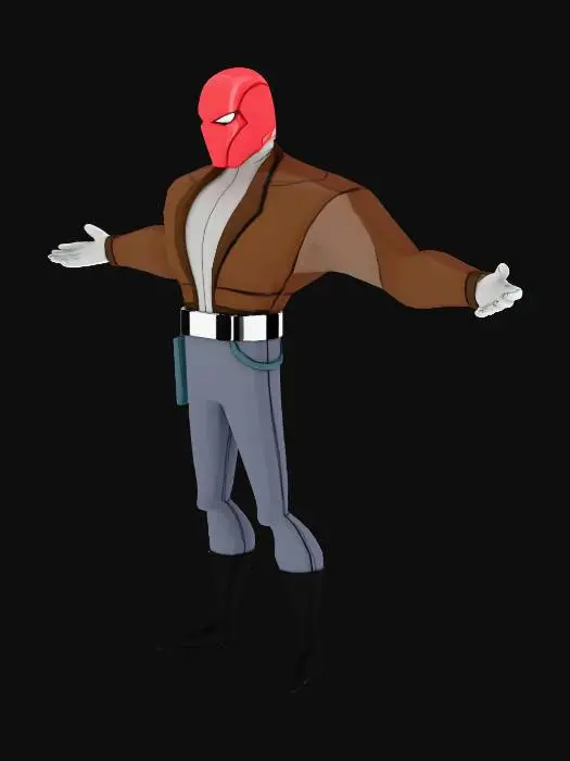 3D model for Red Masked Vigilante